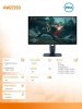 Dell Monitor AW2725D 27 cali NVIDIA G-SYNC Ultimate & AMD FreeSync Premium Pro 280Hz QHD (2560x1440)^16:9^DP^HDMI^USB^3Y AES&PPE